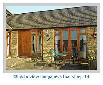 rent family selfcatering holiday bungalows for 14
