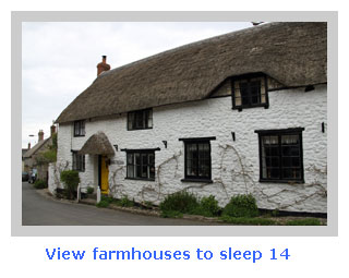 self catering farmhouse for large family groups of 14