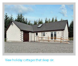 holiday cottages in Scotland that sleep six