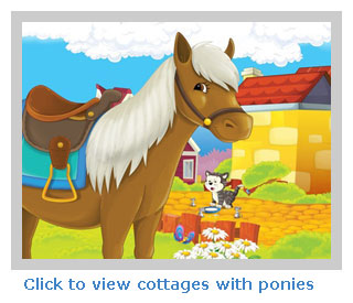 Holiday cottages with horse riding and ponies