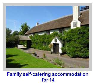 Family self-catering acommodation for 14