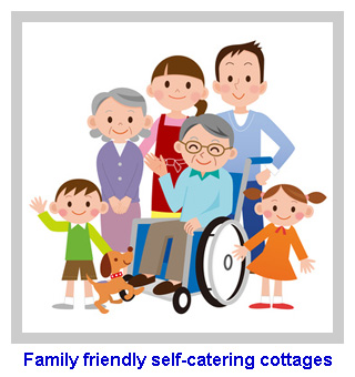 Family friendly self-catering cottages sleep 16