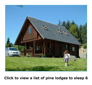 pine lodges for 6 people