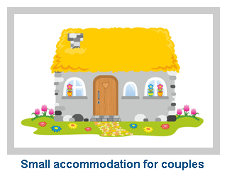 Small accommodation for couples