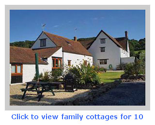 Family self catering holiday cottages that sleep 10 people